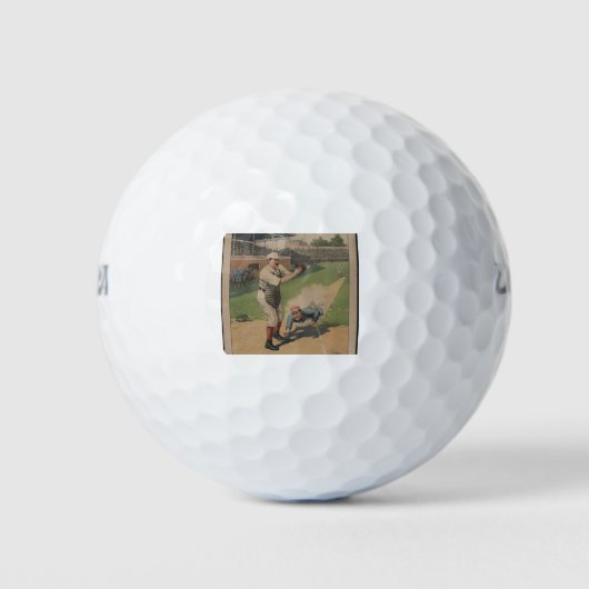 Balles De Golf Poster de baseball (Devant)