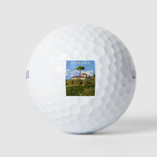Balles De Golf Poster de Tuscany Italy
