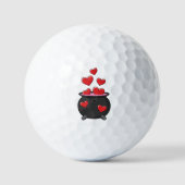 Balles De Golf Potion d'amour des coeurs (Recto)
