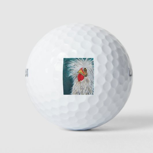 Balles De Golf Poule de cheveux folle (Devant)