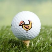 Balles De Golf Poulet (T-shirt Insitu)
