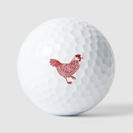 Balles De Golf Poulets (Recto)