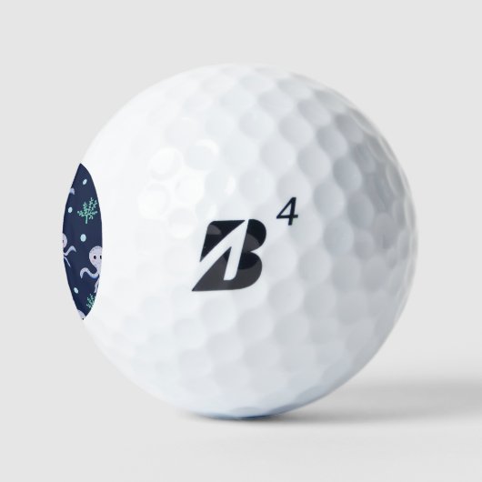 Balles De Golf Poulpe sous la mer motif pour enfants (Logo)