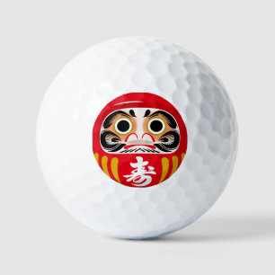 Balles De Golf Poupée Daruma (charme traditionnel japonais de bon