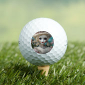 Balles De Golf Poupée Vintage bleue, (T-shirt Insitu)