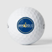Balles de golf pour chiens ancrées à Annapolis Set (Devant)