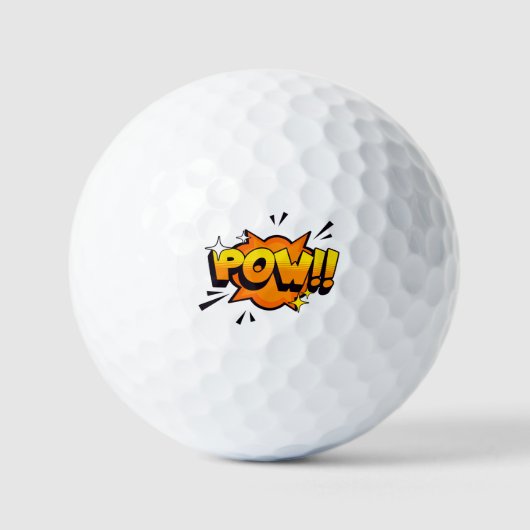 Balles de golf POW (Recto)
