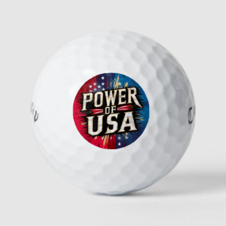 Balles De Golf Power of USA Golf Ball - Patriotique