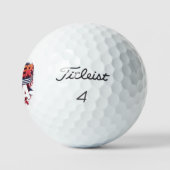 Balles De Golf "Power of USA" Patriotic Golf Balls" (Logo)