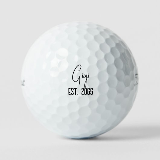 Balles De Golf Première fois Grandma Gigi Titleist Pro V1 (Recto)