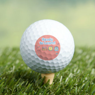 Balles De Golf Prêt à apprendre Mignon retour à l'école