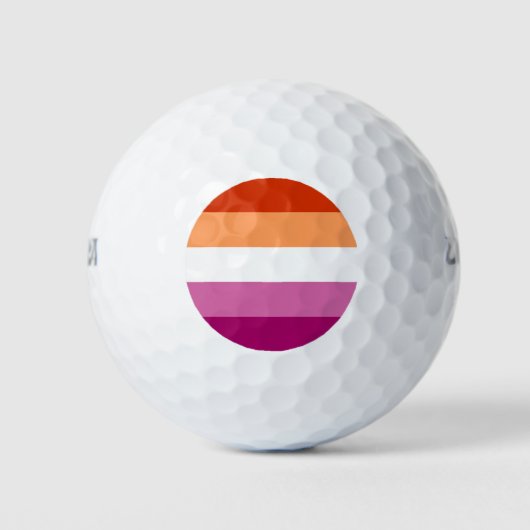 Balles De Golf Pride lesbienne (Devant)