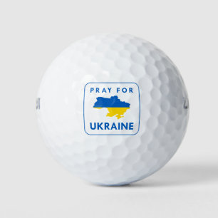 Balles De Golf Priez pour l'Ukraine