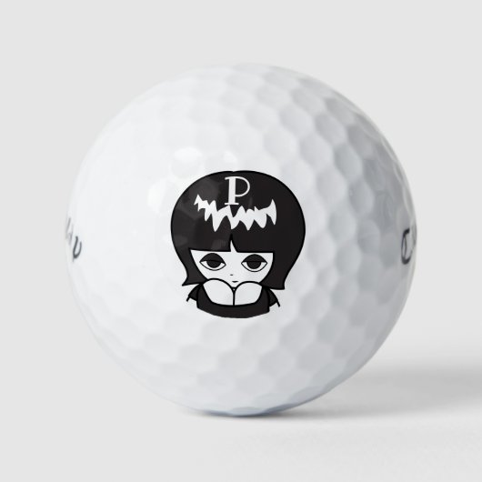 Balles De Golf Princesse1 avec votre initiale (Devant)