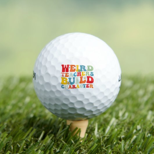 Balles De Golf Prof bizarre construit le caractère professeur gro (T-shirt Insitu)