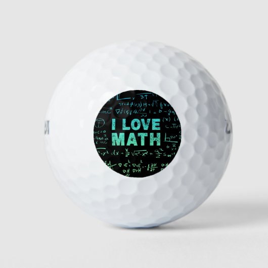 Balles De Golf Professeur De Mathématiques Ou Professeur De Mathé (Devant)