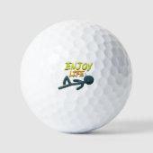 Balles De Golf Profitez de la vie (Recto)