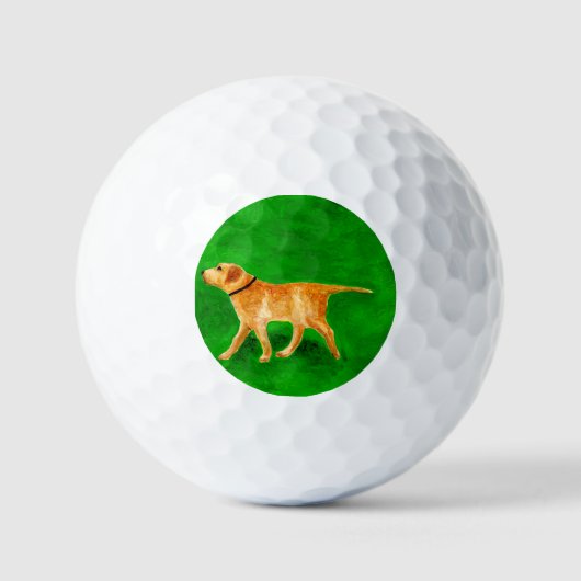 Balles De Golf Promener le chien (Recto)