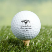 Balles De Golf Promoté à Grand-mère Nom personnalisé du bébé (T-shirt Insitu)