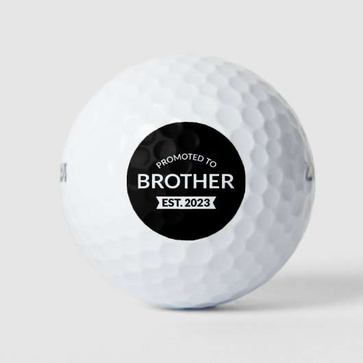 Balles De Golf Promu À Frère Est. 2023 II (Devant)