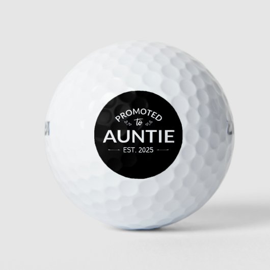 Balles De Golf Promu À Tante Est. 2025 II (Devant)