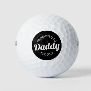 Balles De Golf Promu Papa 2027 Futur Papa Cadeau Baby Shower Je