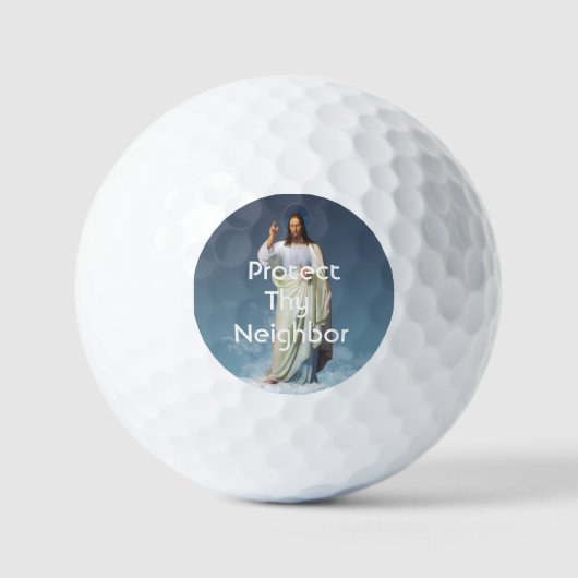 Balles de golf Protect Thy Neighbor (Recto)