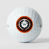 Balles De Golf Protection de Rune Viking Dragon (Recto)