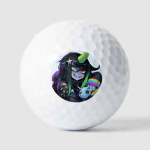 Balles De Golf Psycho mignon Monster Anime Girl