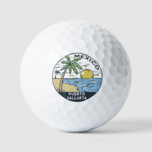 Balles De Golf Puerto Vallarta Mexique Vintage