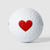 Balles De Golf Puffy Heart (Devant)