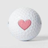 Balles De Golf Puffy Heart (Devant)