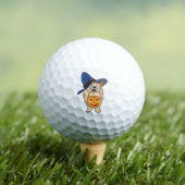 Balles De Golf Pumpkin Witch Dog (T-shirt Insitu)