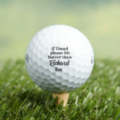 Balles de Golf Punition - Balle Perdue - Nom Perso (T-shirt Insitu)