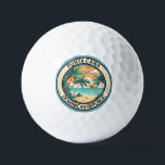 Balles De Golf Punta Cana République Dominicaine Badge de case<br><div class="desc">Design vectoriel Punta Cana. La région de Bávaro et Punta Cana forment ce qu'on appelle la Costa del Coco,  ou Côte des cocotiers,  une zone de luxueux complexes tout compris.</div>