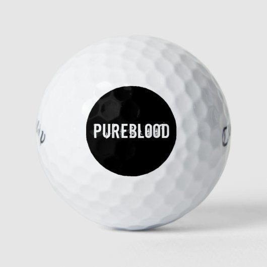 BALLES DE GOLF PUREBLOOD GOLF BALLS (Devant)