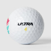 Balles De Golf Purple mermaid (Logo)