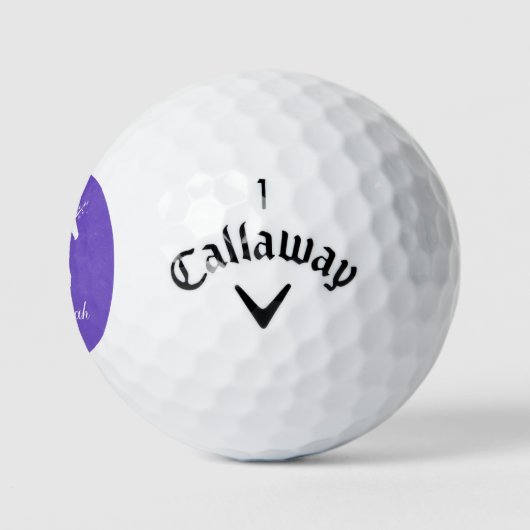 Balles De Golf Purple Unicorne Personnalisé Balls De Golf (Logo)