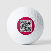 Balles De Golf QR Code Scan Info Golf Balls Cadeau - Choisir la c (Recto)