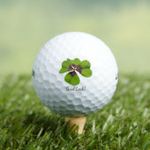 Balles De Golf Quatre feuilles Lucratif Jour de la Saint Patrick  (T-shirt Insitu)