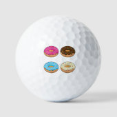 Balles De Golf Quatre Motifs Assortis (Recto)