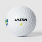 Balles De Golf Que Le Parcours Soit Avec (Logo)