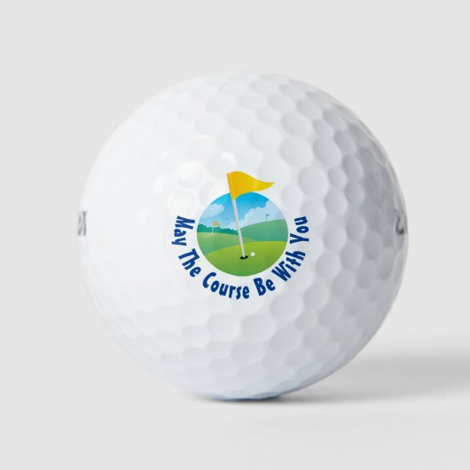 Balles De Golf Que Le Parcours Soit Avec (Devant)