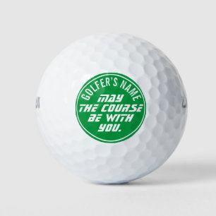 Balles De Golf Que le parcours soit avec vous Custom Golf Balls