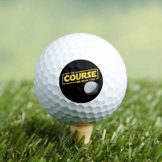 Balles De Golf Que Le Parcours Soit Avec Vous Golf Drôle De Golf (T-shirt Insitu)