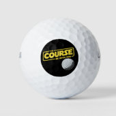 Balles De Golf Que le parcours soit avec vous Golf drôle de golf (Devant)