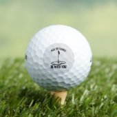 Balles De Golf Que le terrain soit avec vous Drôle de golf Dons (T-shirt Insitu)