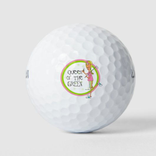Balles De Golf Queen of the Green golf balls (Devant)