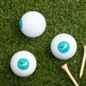 Balles de Golf Raie Léopard Tachetée (Herbe in situ)