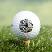 Balles De Golf Rainbow Assault  Golf Balls (T-shirt Insitu)